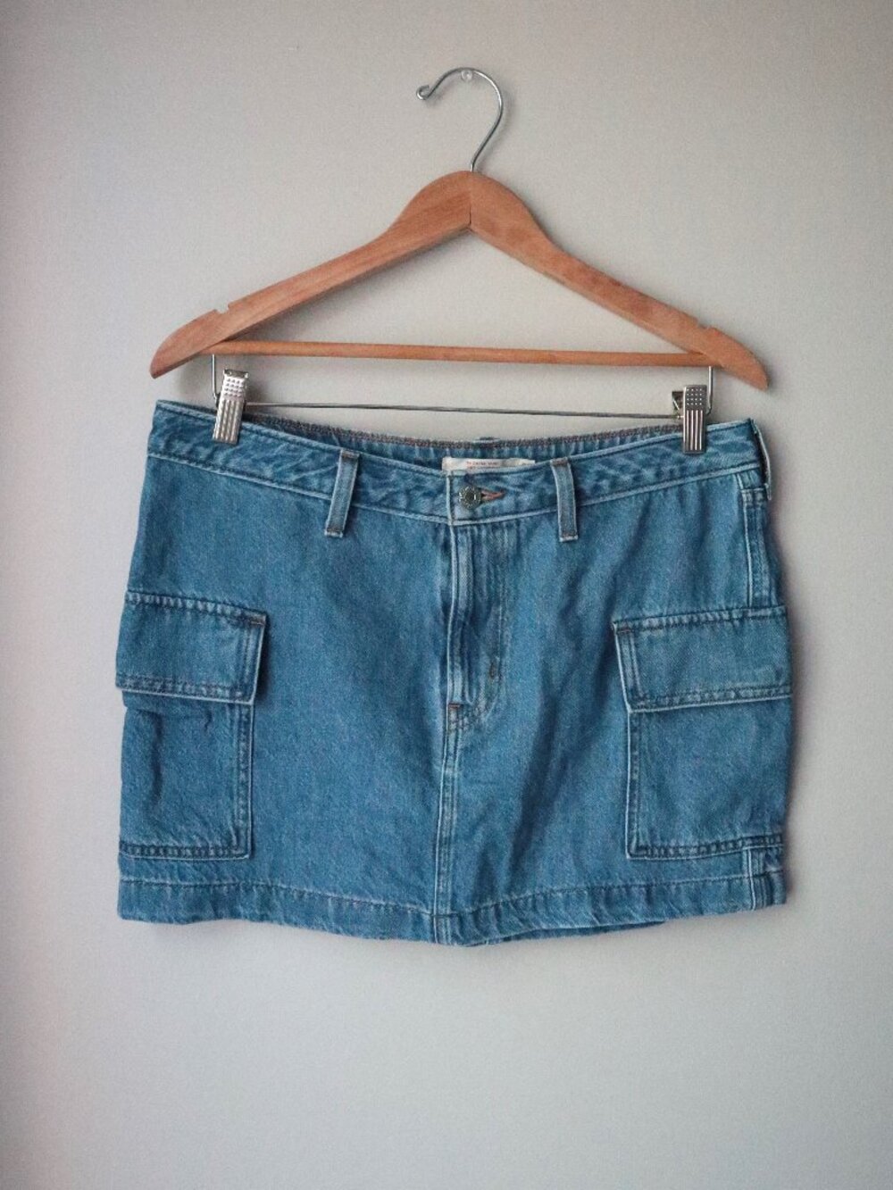 Levi's Jean Mini Skirt (Micro Skirt, Jean Skirt, Y2K, 2000s, 100% cotton)